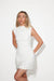 Odd Muse | The Ultimate Muse Pearl Drop Sleeveless Dress White | Girls With Gems