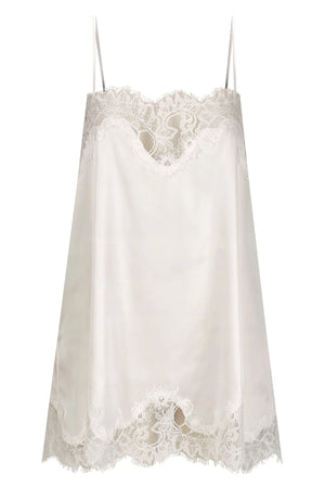 Olivia Slip Ivory by Kat the Label – a satin slip with lace trim and soft drape. Perfect for bridal or elevated everyday wear.