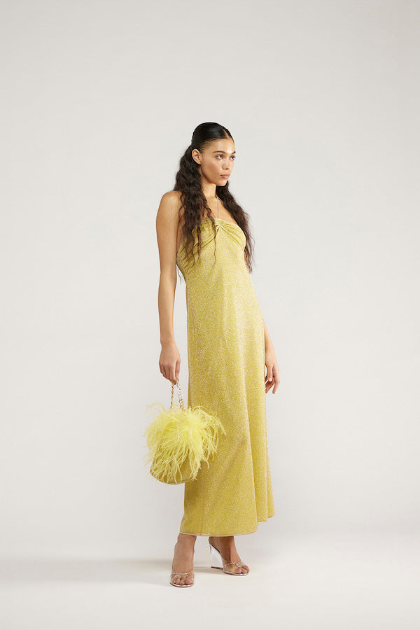 Oséree | Lumiere Empire Dress Citron | Girls with Gems