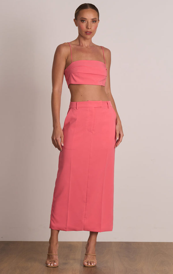 Pasduchas | Ace Tailored Skirt Punch Pink | Girls with Gems