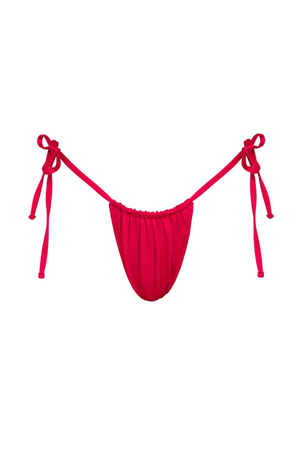Paloma Bottom Magenta by Sommer Swim, tie side bikini bottoms with brazilian cut. Perfect for beach days or mix and match swim looks.