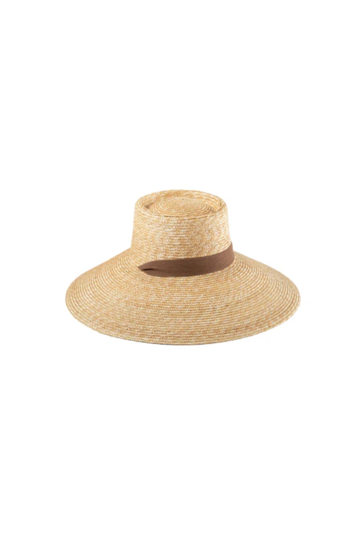 Paloma Sun Hat Natural by Lack of Color, wide-brim wheat straw hat with detachable cotton tie and UPF 50+ protection for effortless summer elegance.