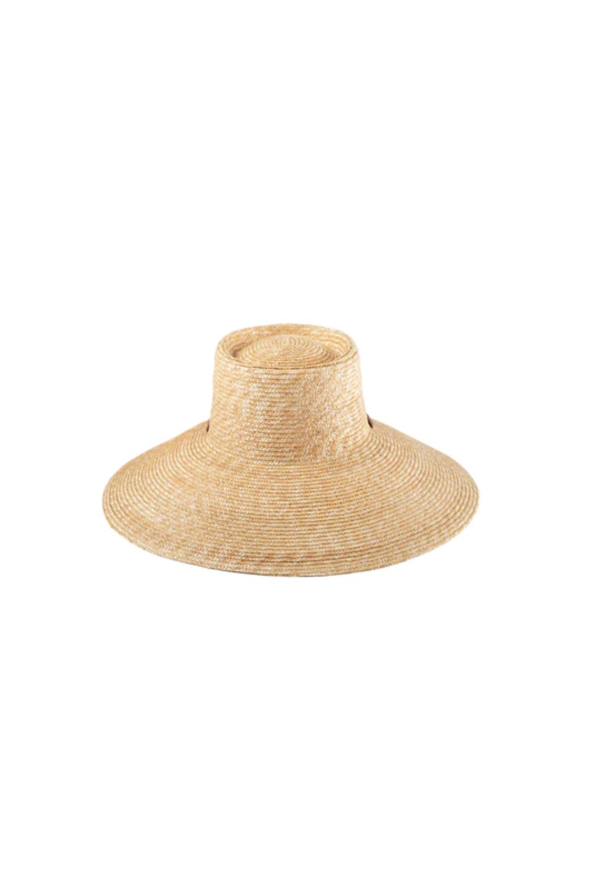 Paloma Sun Hat Natural by Lack of Color, wide-brim wheat straw hat with detachable cotton tie and UPF 50+ protection for effortless summer elegance.
