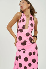 Paris Top Big Dotty by Summi Summi – cotton blend statement top with bold dot print for elevated summer styling.