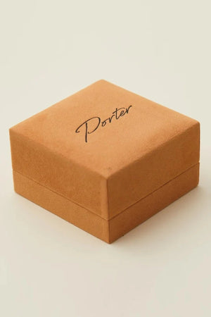 Pear Studs 2CT by Porter Jewellery — silver oval-cut CZ studs with a brilliant diamond-like shine, perfect for timeless everyday elegance.