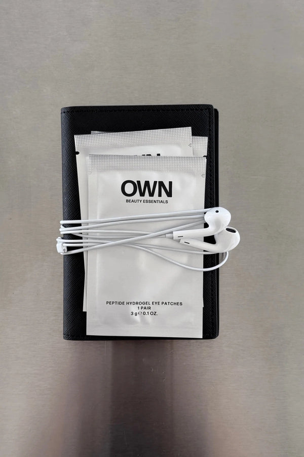 Peptide Hydrogel Eye Patches by OWN Beauty Essentials – cooling under eye patches with peptides and caffeine to hydrate and refresh.