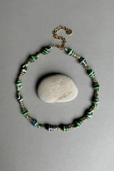 Piana Necklace by Amber Sceats - shell necklace with gold nugget beads, designed for elevated coastal styling.