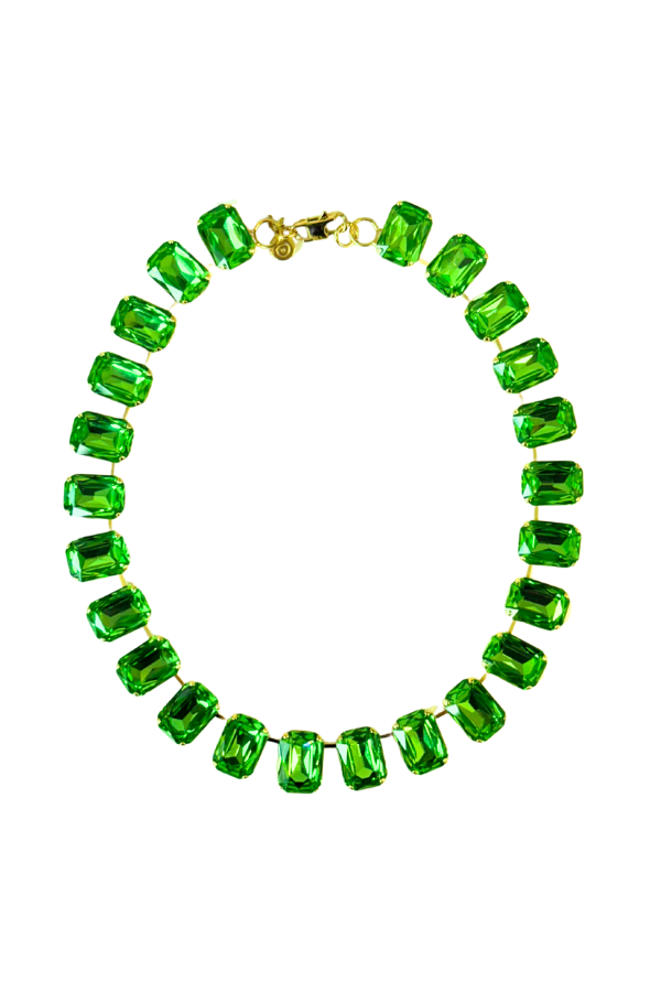 Mayol | Angelyne Necklace Green | Girls with Gems
