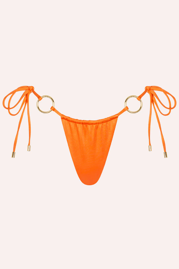 Cin Cin Swim | Cove String Bottoms Orange | Girls with Gems