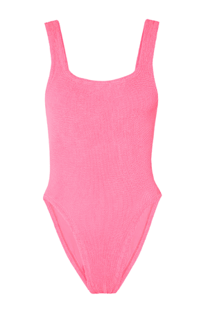 Girls with Gems | Square Neck Swim Bubblegum | Hunza G