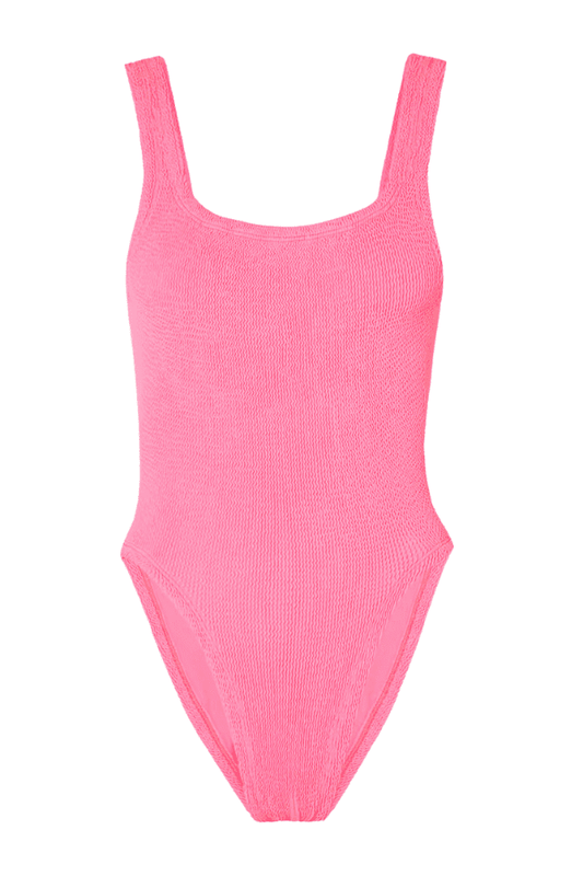 Girls with Gems | Square Neck Swim Bubblegum | Hunza G
