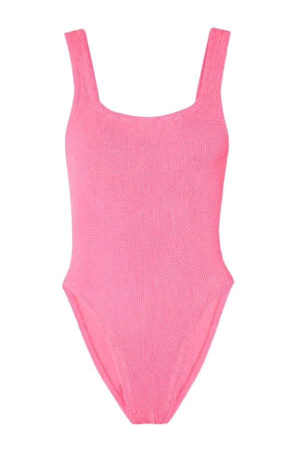 Girls with Gems | Square Neck Swim Bubblegum | Hunza G