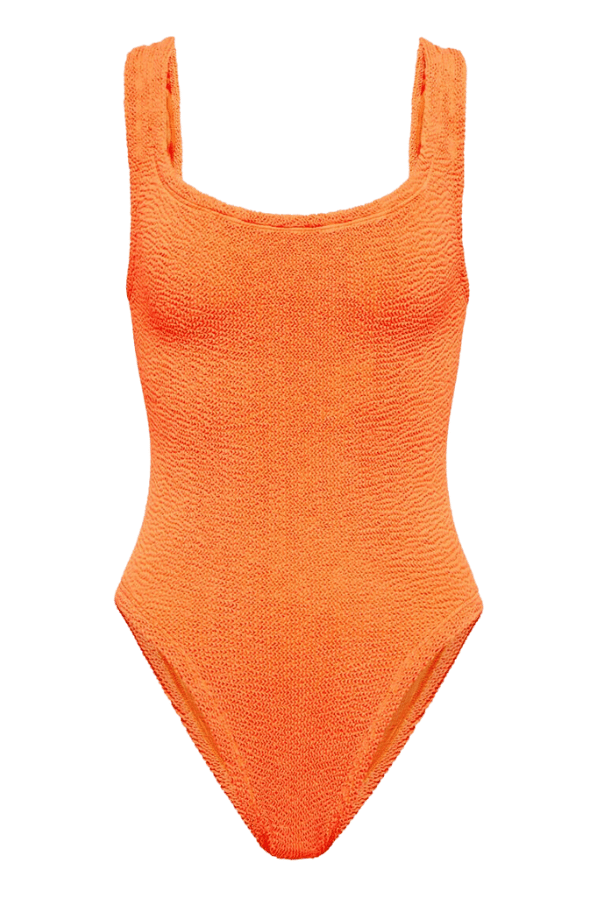 Square Neck Swim Orange - Hunza G