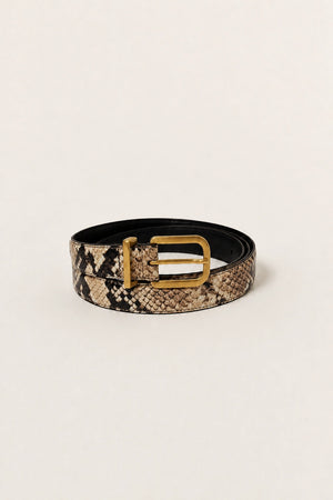 Renee Belt Snake Print