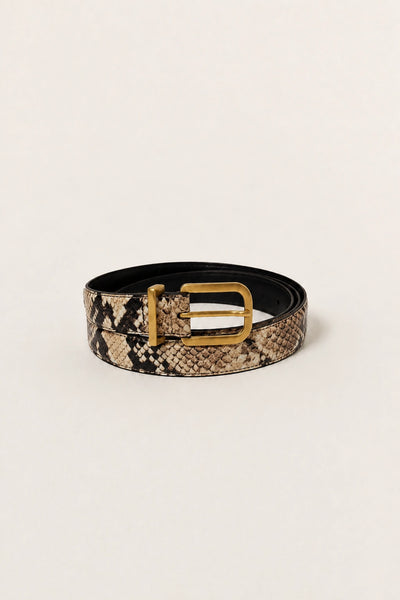 Renee Belt Snake Print