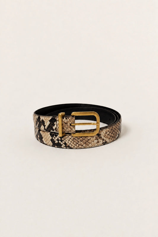Renee Belt Snake Print