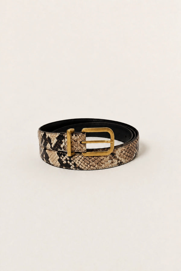 Renee Belt Snake Print