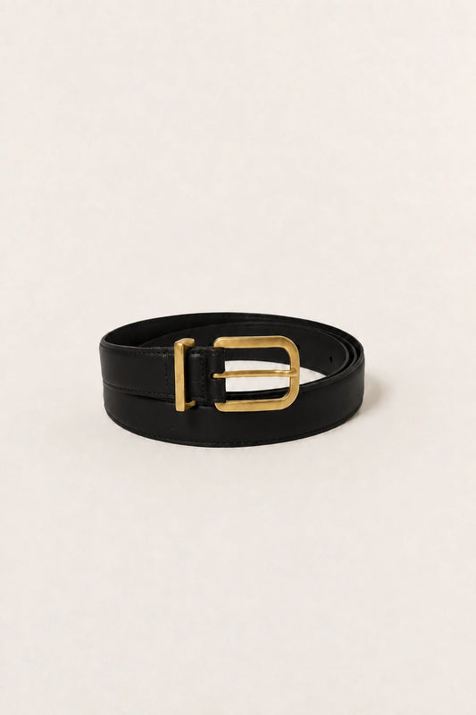 Renee Belt smooth Black Matte