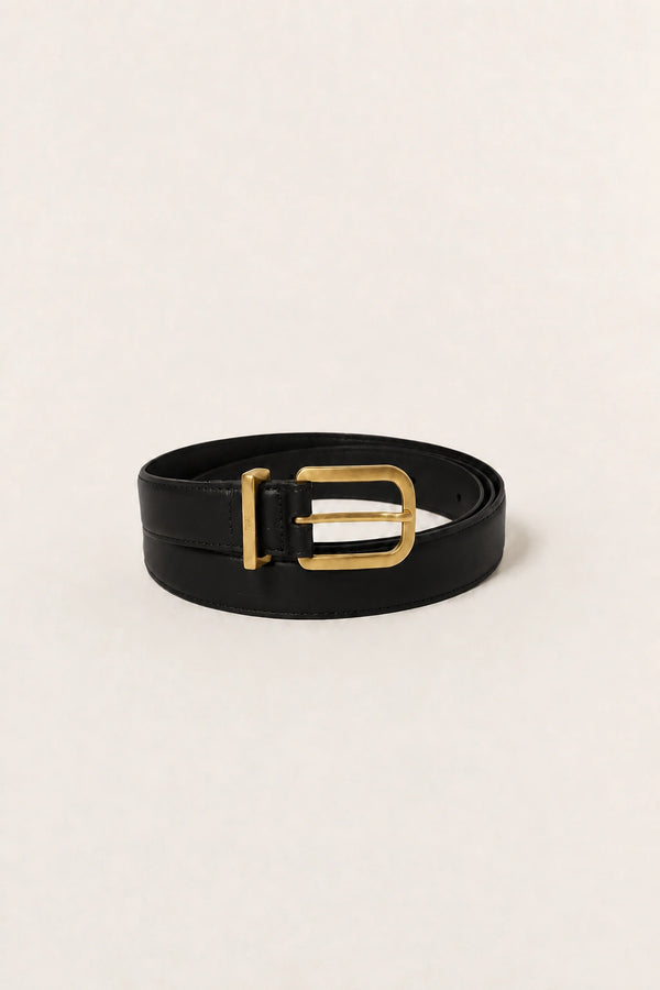 Renee Belt smooth Black Matte