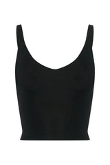 Rita Knit Tank Black by Sneaky Link – a sleek knit tank with soft stretch and body fit. Perfect for layering or matching sets.
