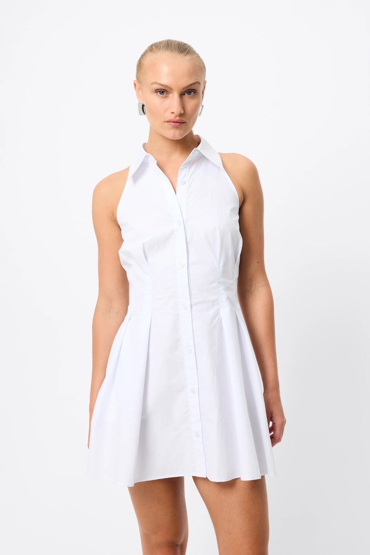 classic white mini dress Roam Mini Dress, 8