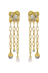Rochelle Earrings Gold by Mountain and Moon – gold plated statement earrings with luxe finish. Perfect for elevated styling.