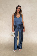 Ruby Top Coal by Sneaky Link – a scoop neck tank with fluid drape and lightweight feel. Perfect for day-to-night styling.