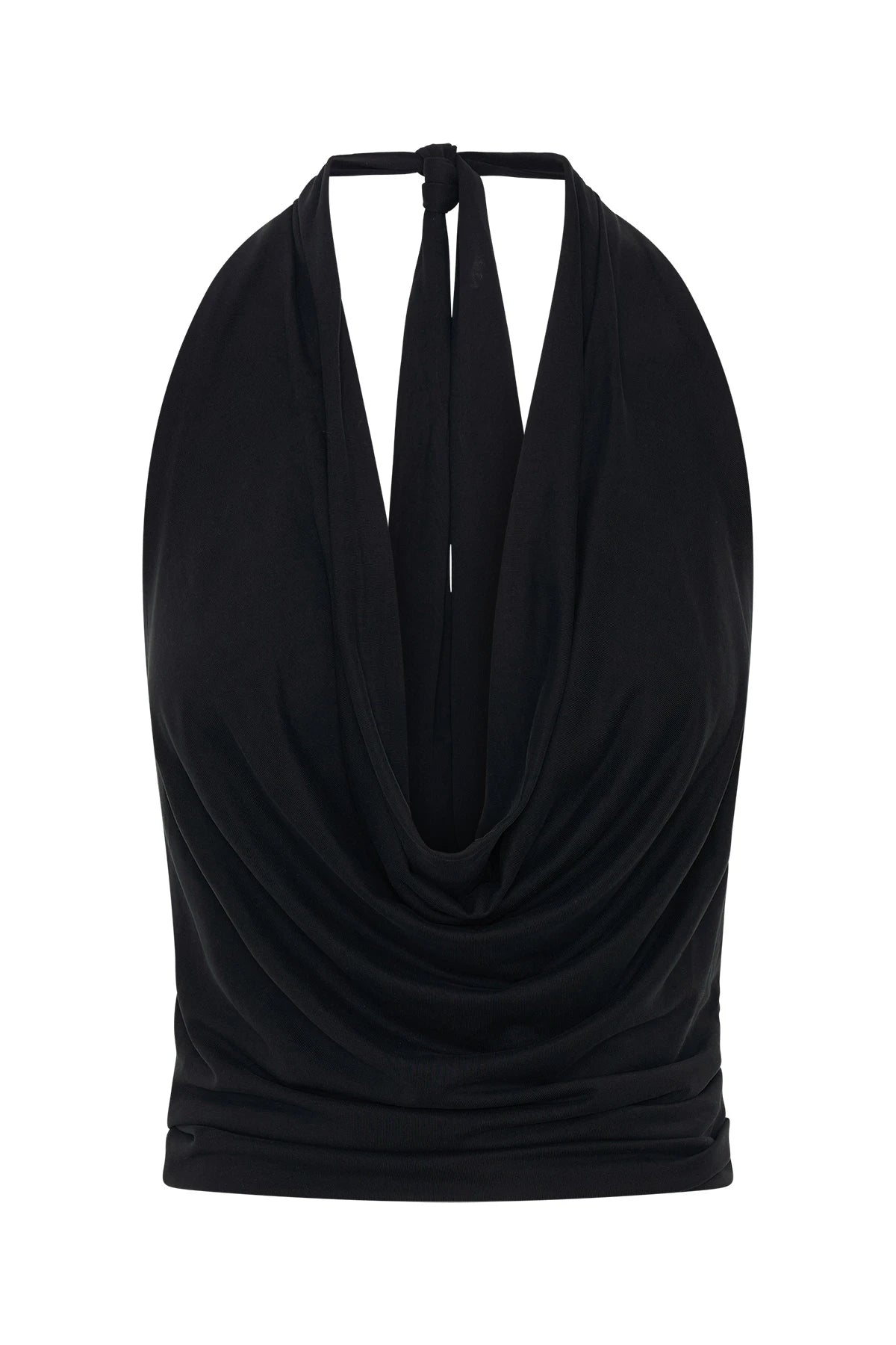 Saint Plunge Top Black