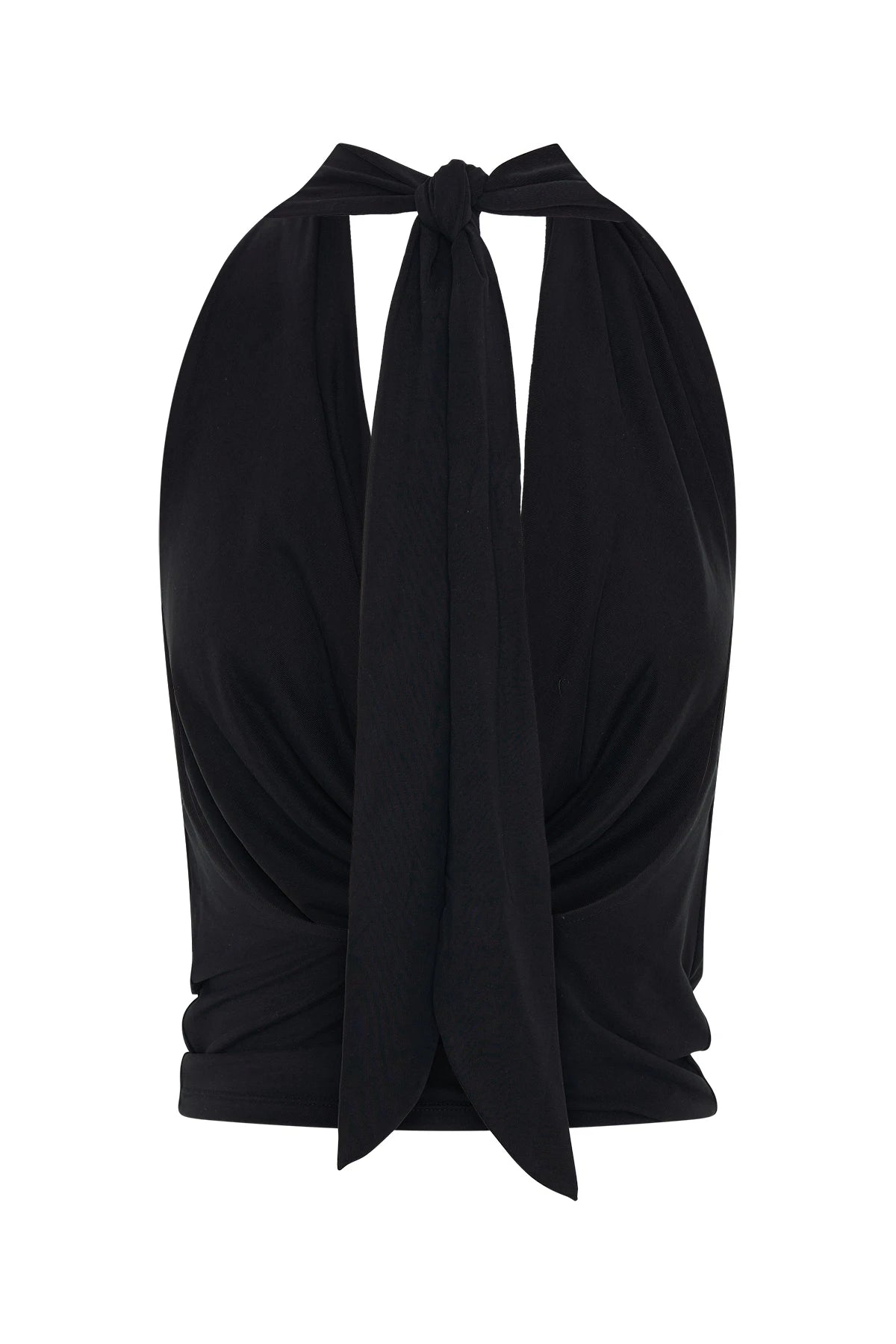 Saint Plunge Top Black