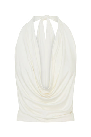 Saint Plunge Top Ivory