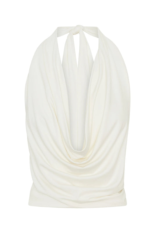 Saint Plunge Top Ivory