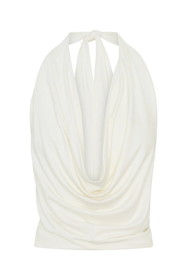 Saint Plunge Top Ivory