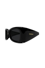 SL901HOWL001 Black by Saint Laurent – oversized rectangular sunglasses with bold frame. Perfect for statement styling.