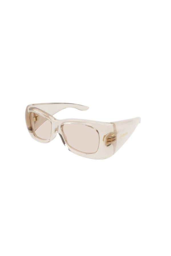 SL901HOWL002 Beige by Saint Laurent – oversized rectangular sunglasses with bold frame. Perfect for statement styling.