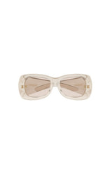 SL901HOWL002 Beige by Saint Laurent – oversized rectangular sunglasses with bold frame. Perfect for statement styling.