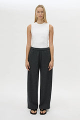 Sabine Pants Charcoal Mare by Camilla and Marc, relaxed tailored wool blend pants, perfect for elevated everyday wear