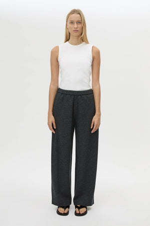 Sabine Pants Charcoal Mare by Camilla and Marc, relaxed tailored wool blend pants, perfect for elevated everyday wear
