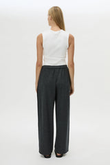 Sabine Pants Charcoal Mare by Camilla and Marc, relaxed tailored wool blend pants, perfect for elevated everyday wear