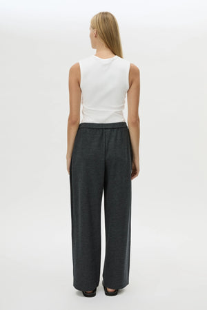 Sabine Pants Charcoal Mare by Camilla and Marc, relaxed tailored wool blend pants, perfect for elevated everyday wear