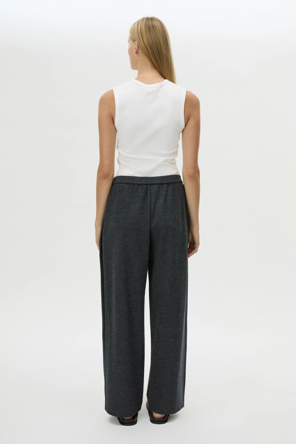Sabine Pants Charcoal Mare by Camilla and Marc, relaxed tailored wool blend pants, perfect for elevated everyday wear