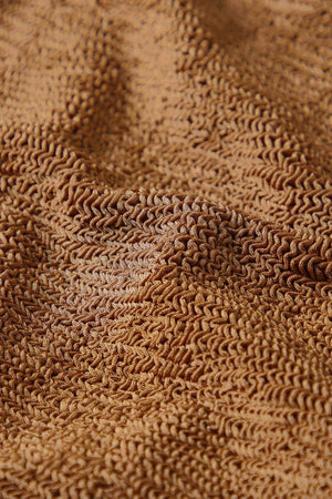 Sandy Swim Metallic by Hunza G – a halter one piece with crinkle fabric and stretch fit. Perfect for summer styling.