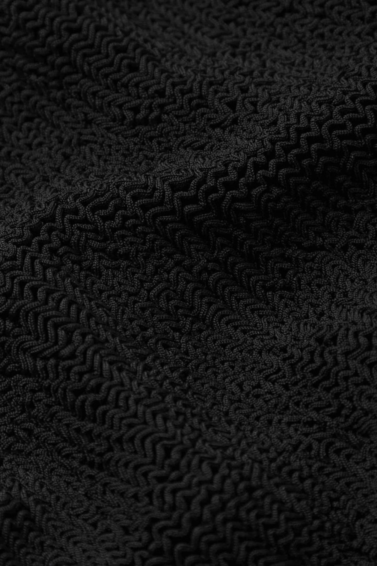 Sandy Swim in Black by Hunza G, retro halter one-piece with sculpting crinkle texture for effortless poolside style.