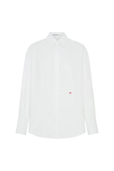 Sebastian Oversized Shirt White by Sneaky Link – a crisp cotton shirt with oversized fit and panel detail. Perfect for elevated styling.
