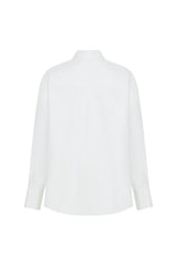 Sebastian Oversized Shirt White by Sneaky Link – a crisp cotton shirt with oversized fit and panel detail. Perfect for elevated styling.