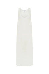 Sheer Tunic Dress White by Sneaky Link, a sheer viscose tunic with fluid drape and relaxed fit, perfect for layering on vacation or events.