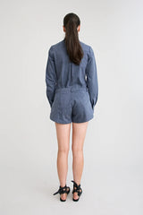 Shop the Dara Denim Short by Pfeiffer at Girls with Gems. A flattering A-line denim short crafted from soft washed raw cotton denim.