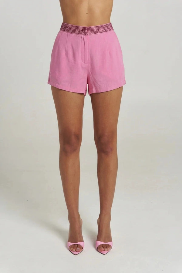 Sig Suit Short Petal by Summi Summi – relaxed tailored cupro rayon shorts with functional pockets and clean silhouette.