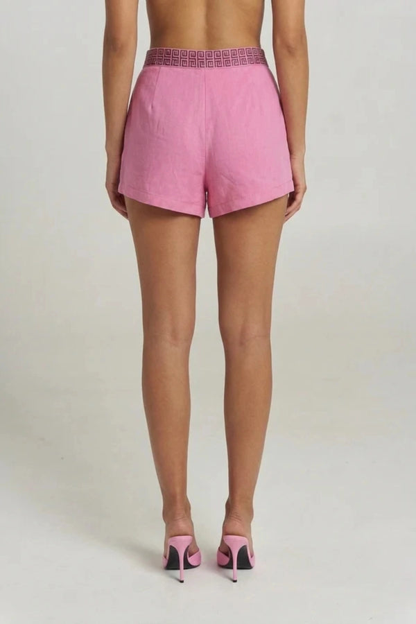 Sig Suit Short Petal by Summi Summi – relaxed tailored cupro rayon shorts with functional pockets and clean silhouette.