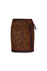Square Pareo Shadow by Soleil Soleil, sleek lightweight pareo with finished edges, perfect for wrapping as a top, skirt or coastal cover-up.