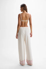 Torino Pants Nouveau by Cin Cin – straight leg cotton pants with exclusive Nouveau placement print.